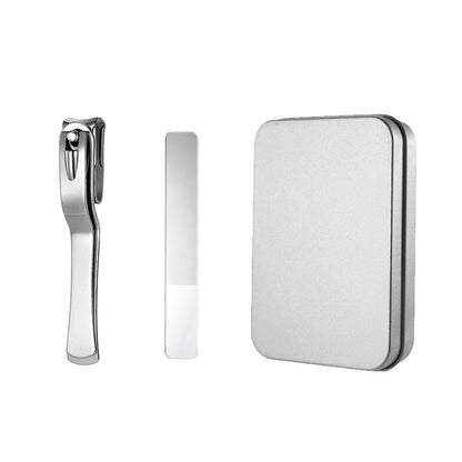 Stainless Steel Nail Large Opening Household Portable Large 360 Degrees Rotating Nail Clippers