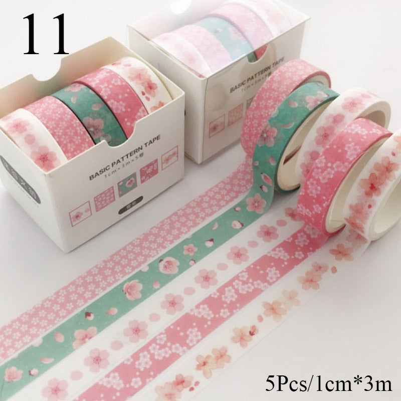 Japanese washi tape set
