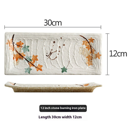 Creative Ceramic Sushi Plate Long Dish