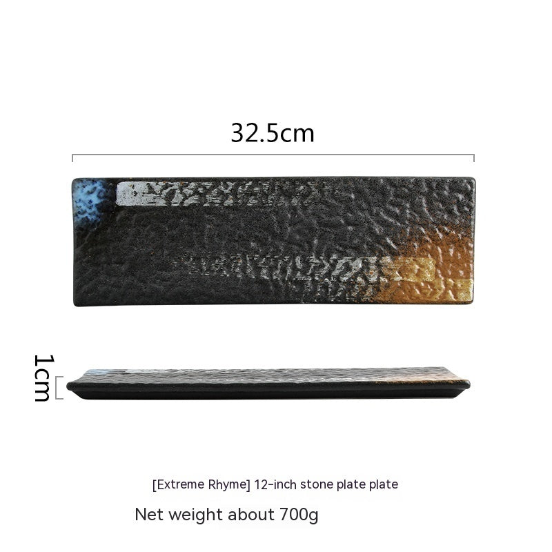 Home Ceramic Sushi Sashimi Flat Plate