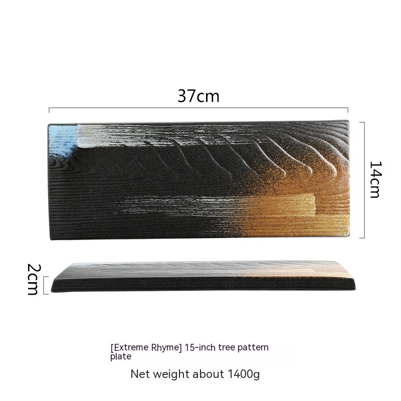 Home Ceramic Sushi Sashimi Flat Plate