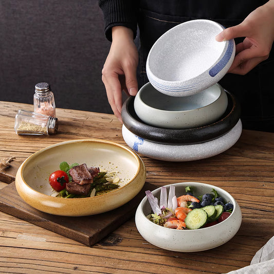 Japanese Ceramic Sushi Sashimi Deep Dish