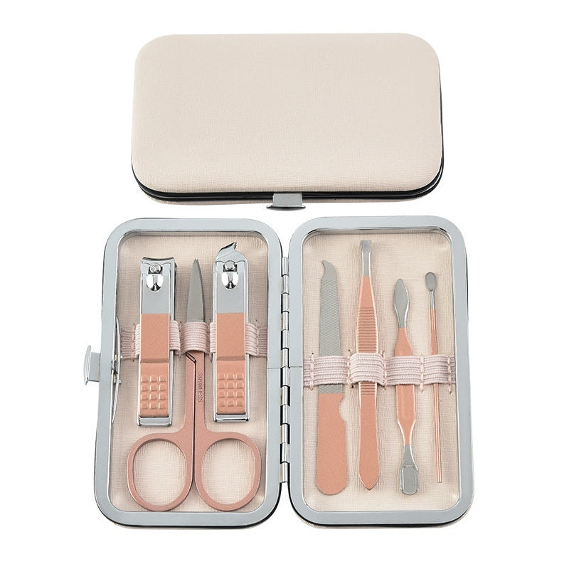 Stainless Steel Nail Scissor Set 18-piece Manicure Implement  Clippers