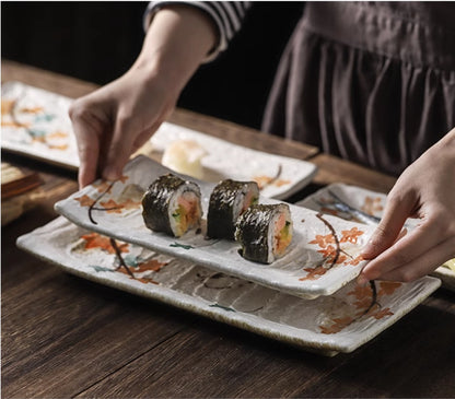 Creative Ceramic Sushi Plate Long Dish