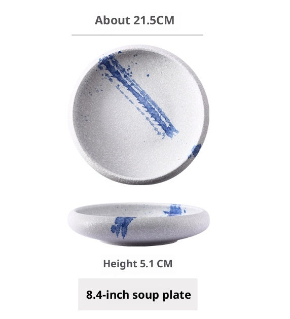 Japanese Ceramic Sushi Sashimi Deep Dish