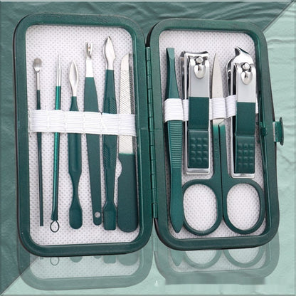 Stainless Steel Nail Scissor Set 18-piece Manicure Implement  Clippers