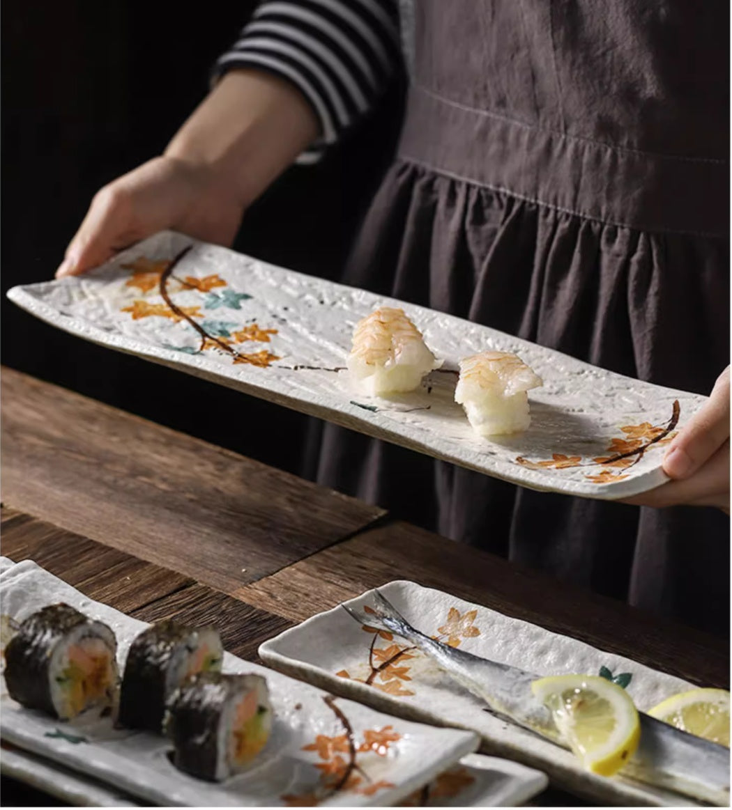 Creative Ceramic Sushi Plate Long Dish