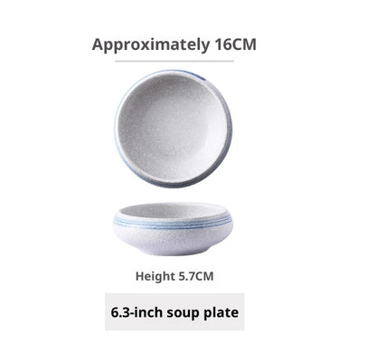 Japanese Ceramic Sushi Sashimi Deep Dish